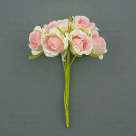 Розочки, Розовый шебби, 6 шт Фабрика Декору