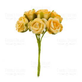 Розочки, Персиковые, 6 шт Фабрика Декору