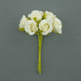 Розочки, Кремовые, 6 шт Фабрика Декору