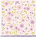 Лист одностороннього паперу для вирізання Квіти 30x30 Daddys Princess Scrapmir