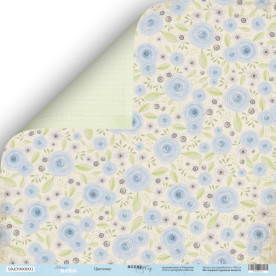 Аркуш двостороннього паперу 30x30 Цвітіння Mommys Hero Scrapmir