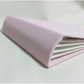 Заготовка для альбома, 20х20 см, 5 разворотов, розовый кожзам