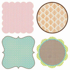 Лист вирубування для скрапбукінгу Lovely Die-Cut Frames від Lily Bee Design