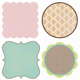 Лист вирубування для скрапбукінгу Lovely Die-Cut Frames від Lily Bee Design