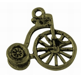 Металева підвіска "Велосипед" 17х18 мм, 4 шт.