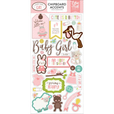 Набір чіпборда Sweet Baby Girl 15x30 см Echo Park