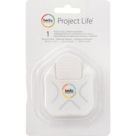 Потрійний дирокол-заокруглювач Project Life American Crafts