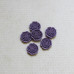 Кабошон Цветок 16 мм, светло-фиолетовый