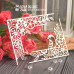 Чипборд уголки с птичкой и цветами 2шт Hw-065 Scrapbox