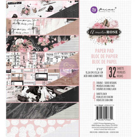 Набор скрапбумаги Amelia Rose 15х15 см, 6 л, Prima