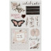 Набор Chipboard Stickers Amelia Rose, 39 шт Prima