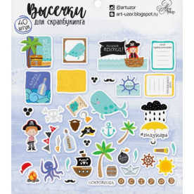 Высечки бумажные "Полундра!", 10*11 см от АртУзор