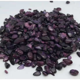 Подрібнений камінь полірований Фіолетовий, 70-80 гр