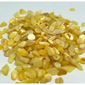 Подрібнений камінь полірований Жовтий, бл. 70 гр