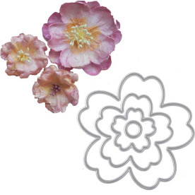 Набор ножей цветы, 4 шт