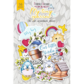 Набор высечек My tiny sparrow boy, 56 шт Фабрика Декора