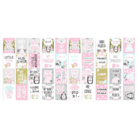 Набор полос с картинками для декорирования Scandi Baby Girl Фабрика Декору