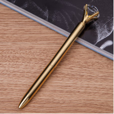 Ручка с бриллиантом, цвет золото