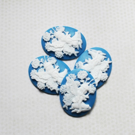 Украшение Silhouette - Pixie, 30х40 мм, голубой