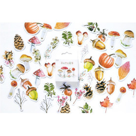 Набор наклеек Лесная история, 45 шт