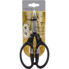 Ножницы с неприлипающими лезвиями Non-Stick Micro Serrated Scissors 18 см Tim Holtz