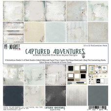 Набор скрапбумаги 30х30 см Captured Adventure 9 л. + 1 л. 49 and Market