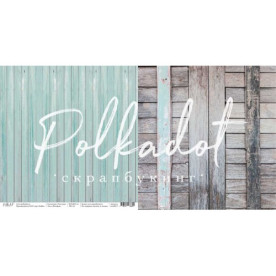Лист скрапбумаги 30х30 Фотофон Текстура Polkadot