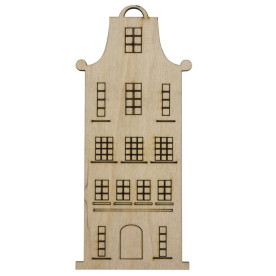 Заготовка Домик 1, фанера, 15х6,5см, 1шт, Rosa Talent