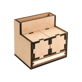 Вічний календар 1 зі стаканом, мдф, 14х10х12 см, Rosa Talent