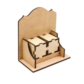 Вечный календарь 2, фигурный, фанера, 18х10х20 см, Rosa Talent