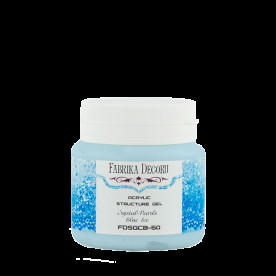 Текстурна паста Хрустальная.Голубой лід, 50мл, Фабрика Декору