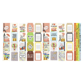 Набор полос с картинками для декорирования European holidays Фабрика Декору