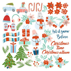 Лист з картинками для вирізання Winter in the city Фабрика Декору