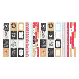 Набор полос с картинками для декорирования Christmas fairytales Фабрика Декору