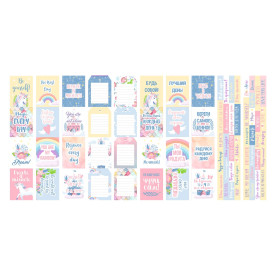 Набір смуг з картинками для декорування Believe in miracle Фабрика Декору