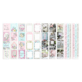 Набор полос с картинками для декорирования Shabby garden