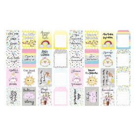 Набор полос с картинками для декорирования My tiny sparrow girl Фабрика Декору