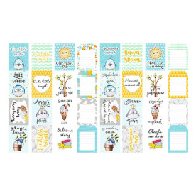 Набір смуг з картинками для декорування My tiny sparrow boy Фабрика Декору