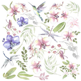 Лист з картинками для вирізання Wild orchid Фабрика Декору