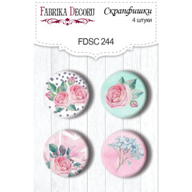 Набор скрапфишек Mysterious Garden 4 шт. Фабрика Декору