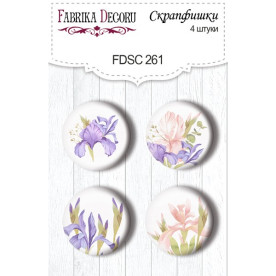 Набір скрапфішек Majestic Iris 4 шт. фабрика Декору