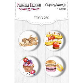 Набор скрапфишек Soul Kitchen #269 4 шт. Фабрика Декору