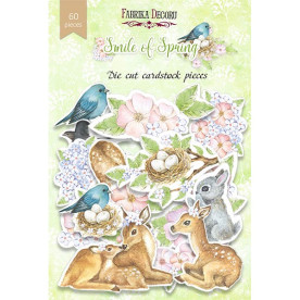 Набор высечек, коллекция "Smile of spring",60 шт Фабрика Декору