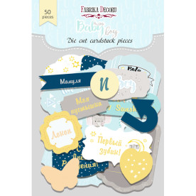 Набор высечек, коллекция "My little baby boy-1" 50 шт Фабрика Декору