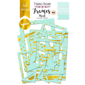 Набір рамок з фольгуванням №2 Mint 50шт Фабрика Декору