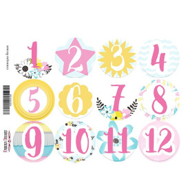 Набор наклеек (стикеров) для журналинга #1-024 Фабрика Декору