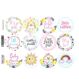 Набор наклеек (стикеров) для журналинга #1-023 Фабрика Декору