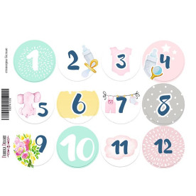 Набор наклеек (стикеров) для журналинга #1-016 Фабрика Декору