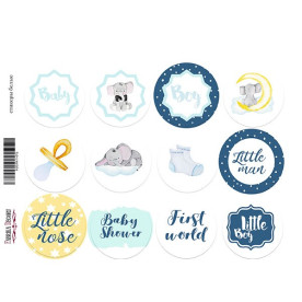 Набор наклеек (стикеров) для журналинга #1-012 Фабрика Декору