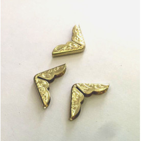 Набор уголков для альбома/ блокнота , цвет золото, 4 шт, 21х4мм